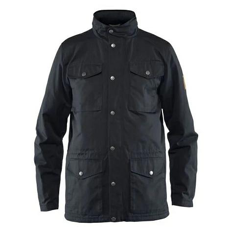 Fjällräven Men Räven Winter Jacket Black PH35097 Philippines